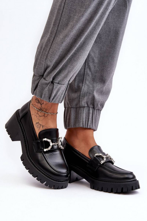 Mocassins com salto largo em Lemmitty... Mocassins com salto largo em Lemmitty...