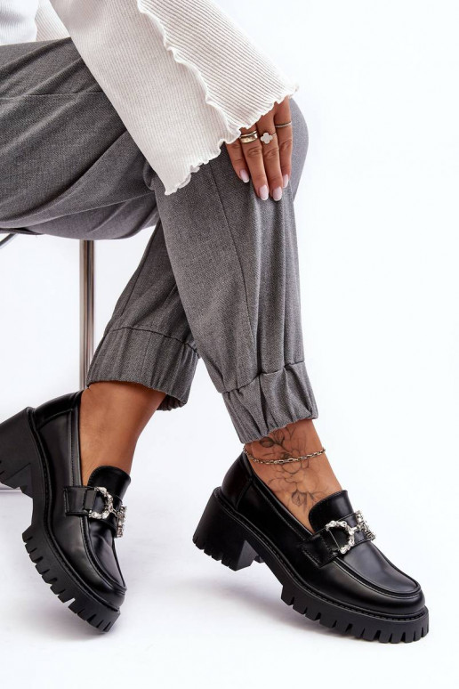 Mocassins com salto largo em Lemmitty... Mocassins com salto largo em Lemmitty...