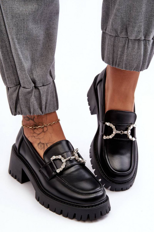 Mocassins com salto largo em Lemmitty... Mocassins com salto largo em Lemmitty...