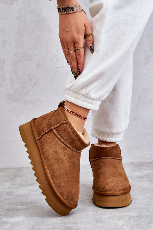 Botas de neve Nucca castanhas