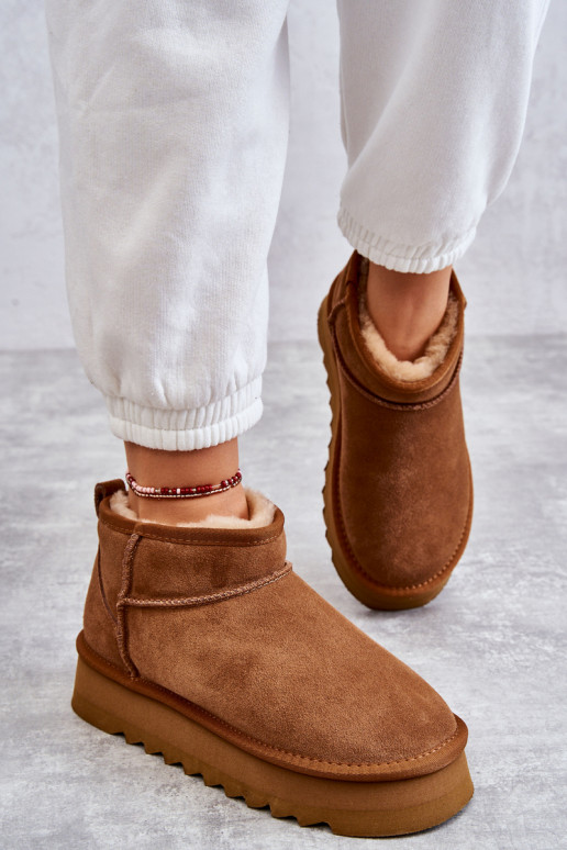 Botas de neve Nucca castanhas