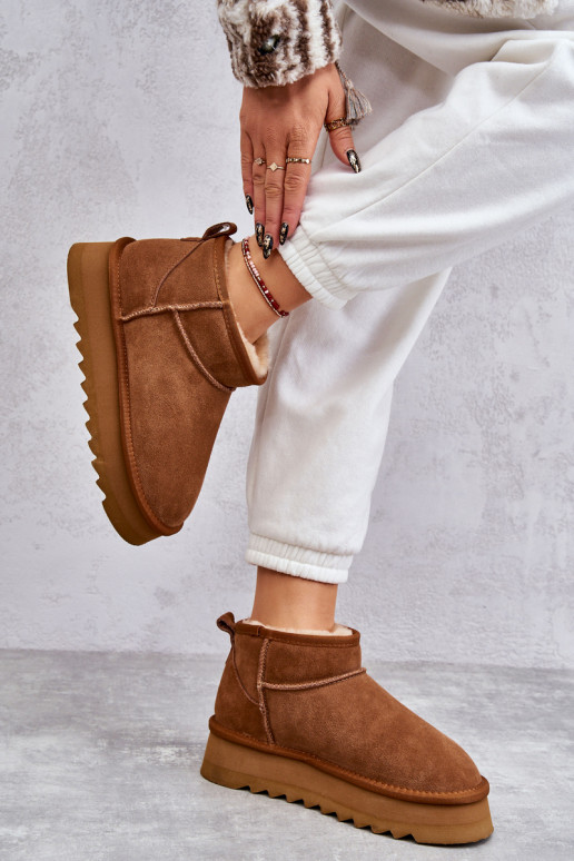 Botas de neve Nucca castanhas