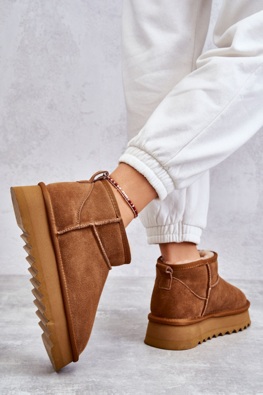Botas de neve Nucca castanhas