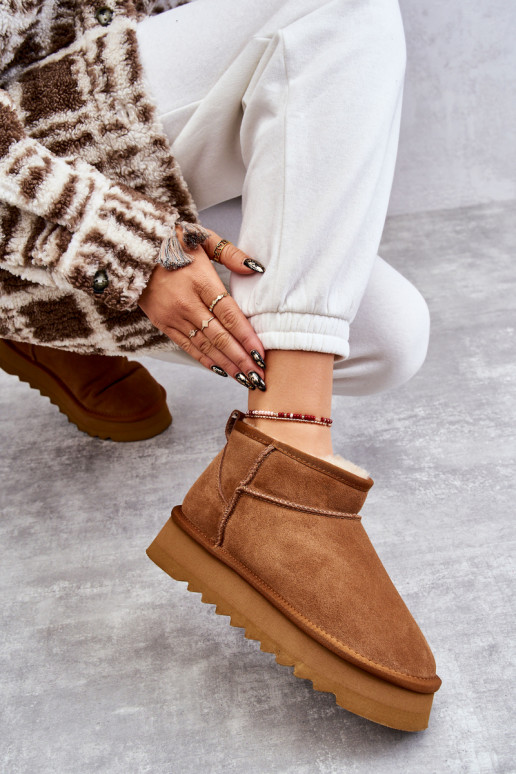 Botas de neve Nucca castanhas