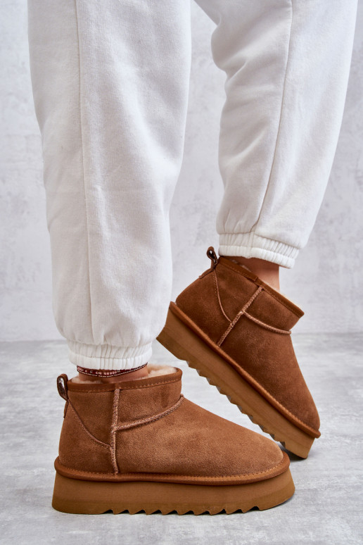 Botas de neve Nucca castanhas