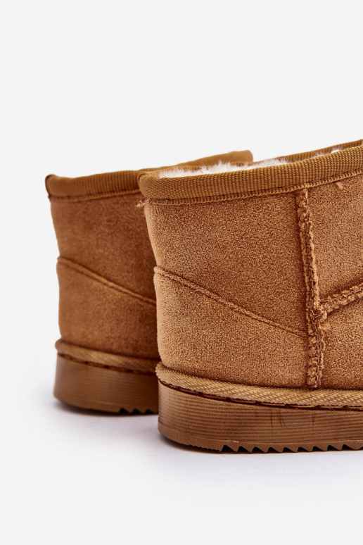 Botas quentes de inverno infantil na cor marrom Vavena