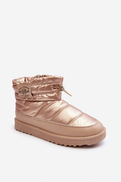 Botas de neve quentes Lee Cooper bege
