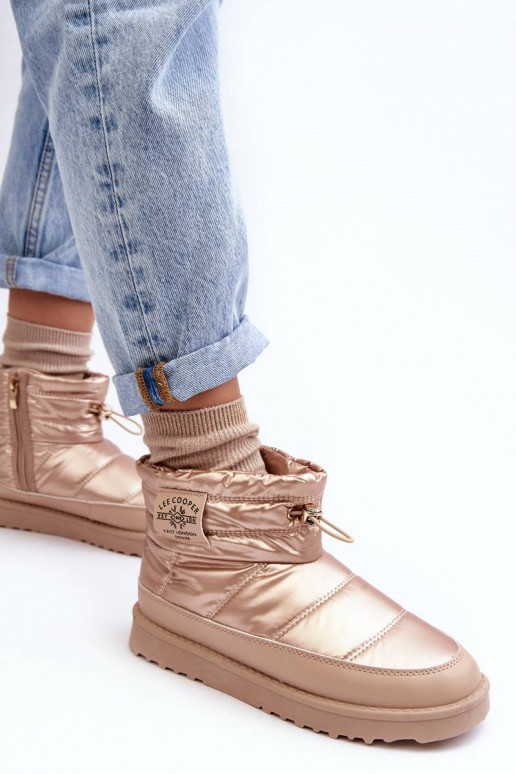 Botas de neve quentes Lee Cooper bege