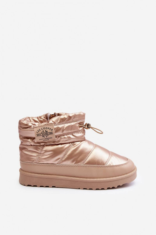 Botas de neve quentes Lee Cooper bege