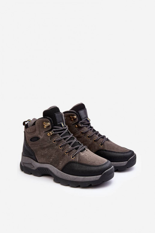 Sapatos masculinos na cor cinza Fontanoe