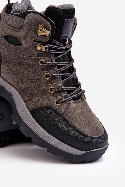 Sapatos masculinos na cor cinza Fontanoe