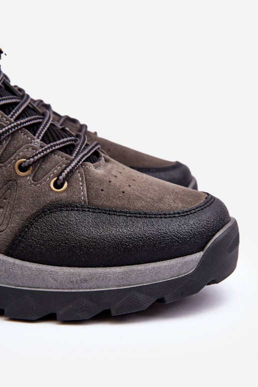 Sapatos masculinos na cor cinza Fontanoe