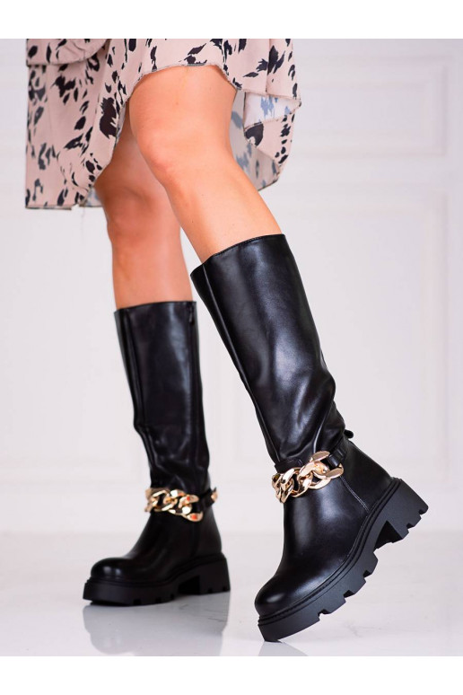 Botins Shelovet com corrente Botins Shelovet com corrente