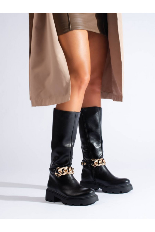 Botins Shelovet com corrente Botins Shelovet com corrente