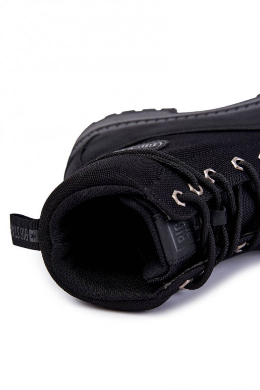 Botas Memory Foam Big Star cor preta Botas Memory Foam Big Star cor preta