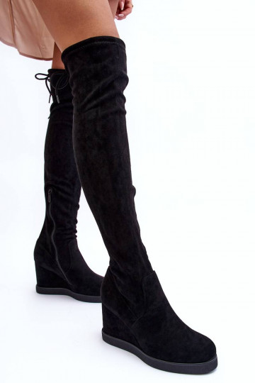botas de camurça cor preta... 2