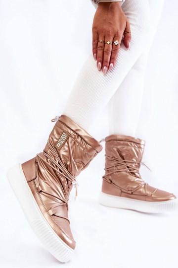 Botas de neve aquecidas Big Star bege