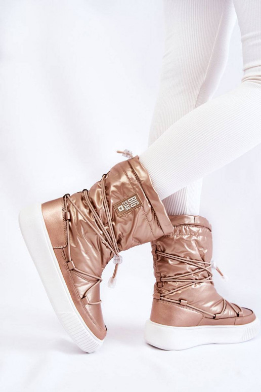 Botas de neve aquecidas Big Star bege