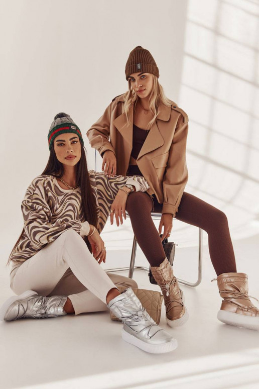 Botas de neve aquecidas Big Star bege