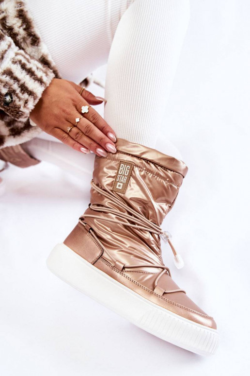 Botas de neve aquecidas Big Star bege Botas de neve aquecidas Big Star bege