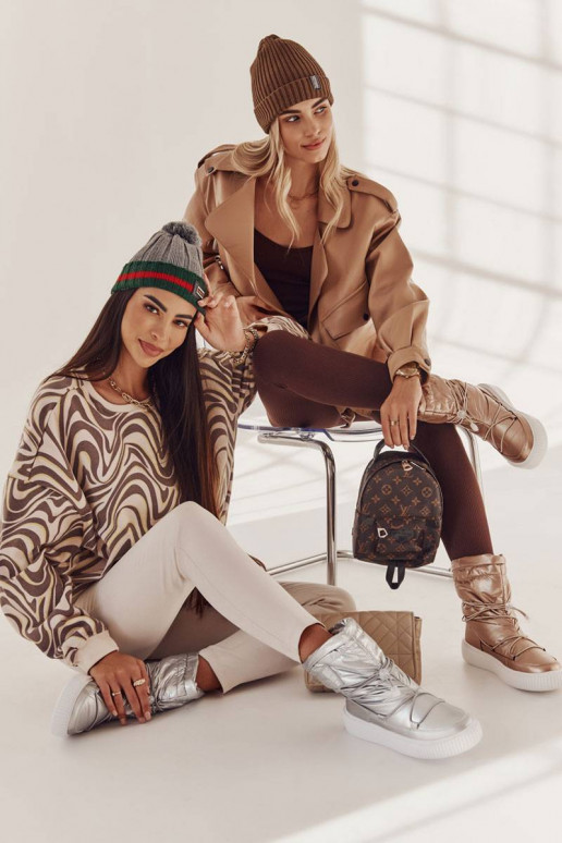 Botas de neve aquecidas Big Star bege Botas de neve aquecidas Big Star bege