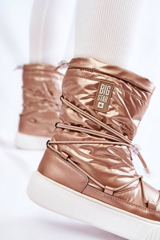 Botas de neve aquecidas Big Star bege
