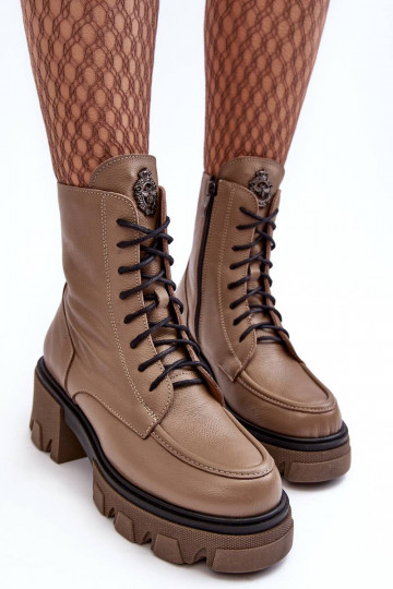 Botas aquecidas marrom Rehin