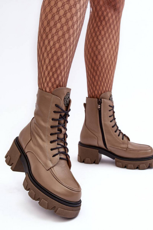 Botas aquecidas marrom Rehin