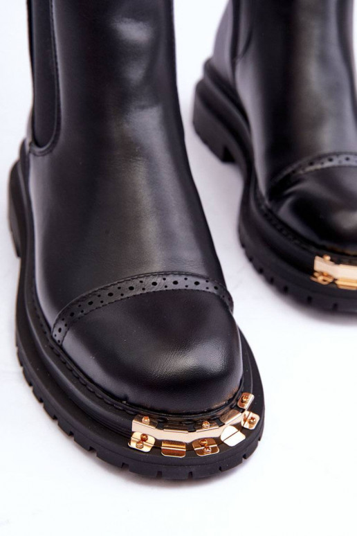 Botas femininas na cor preta Nialee Botas femininas na cor preta Nialee