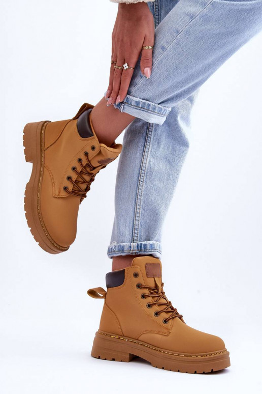 Botas aquecidas cor marrom Corbin Botas aquecidas cor marrom Corbin