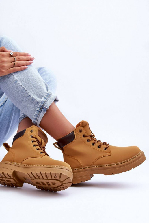 Botas aquecidas cor marrom Corbin Botas aquecidas cor marrom Corbin