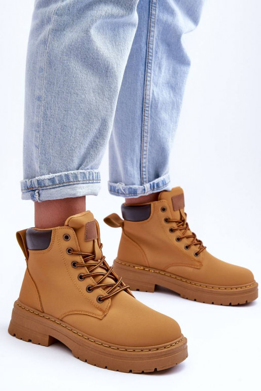 Botas aquecidas cor marrom Corbin Botas aquecidas cor marrom Corbin