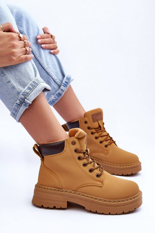 Botas aquecidas cor marrom Corbin Botas aquecidas cor marrom Corbin