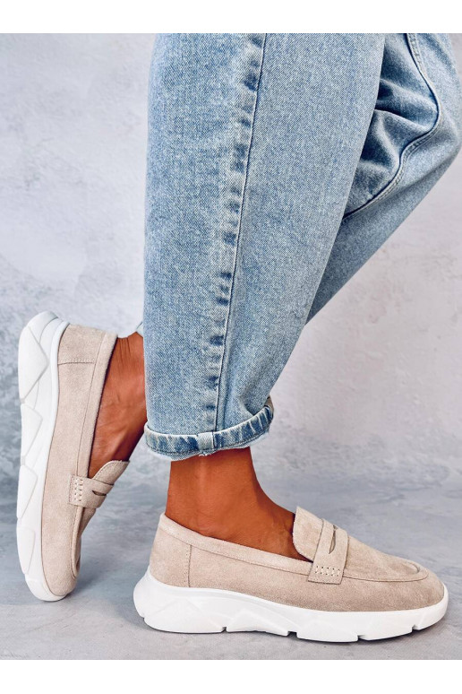 Mocassins com sola macia HICKS BEIGE