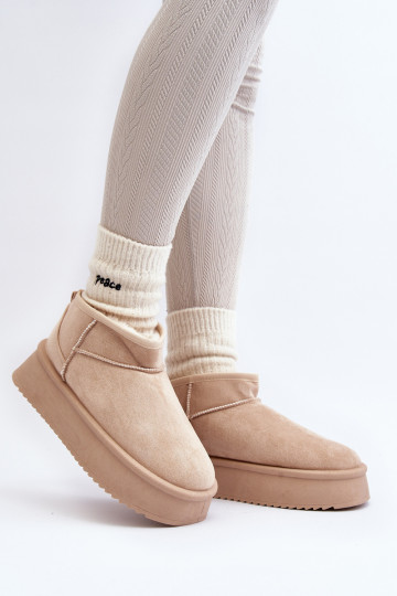 Botas de neve com sola...