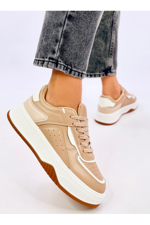 Sapatos casuais femininos MORIAU CAMEL