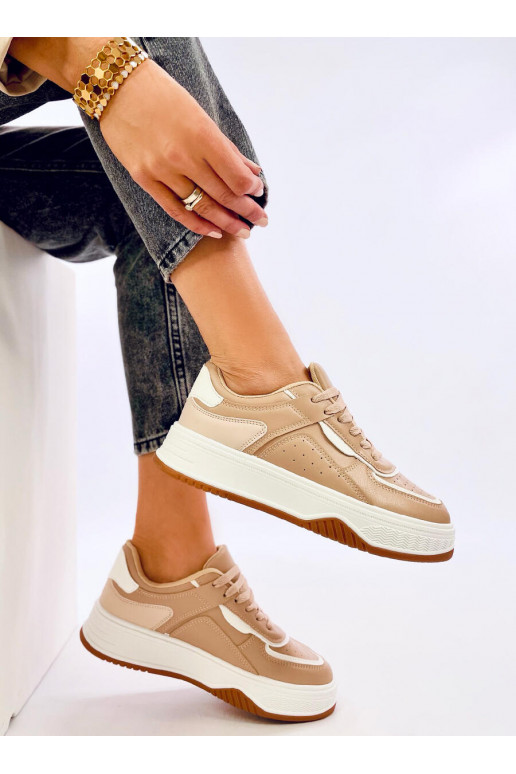 Sapatos casuais femininos MORIAU CAMEL