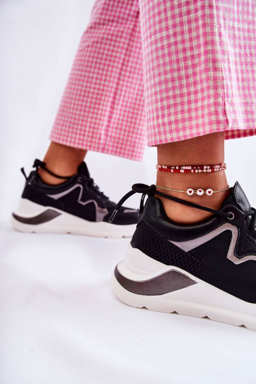 Modelo de tênis sapatos cor preta Allie