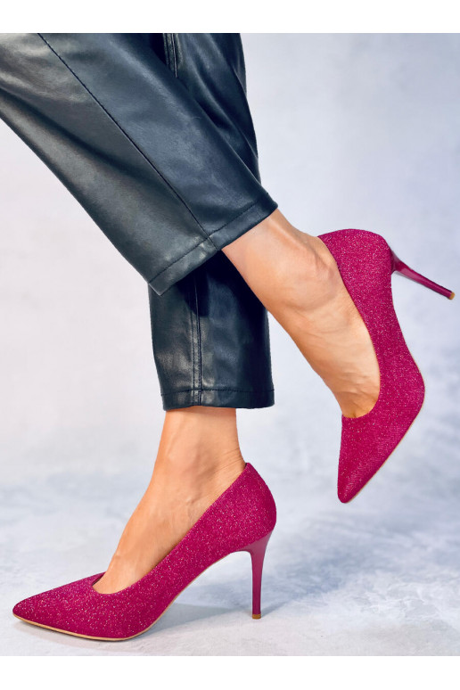 Sapatos de salto alto MAINERI cor rosa ROES