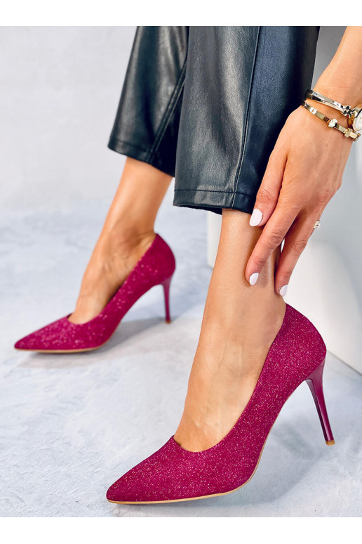 Sapatos de salto alto MAINERI cor rosa ROES