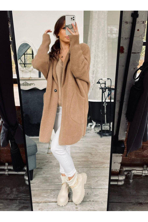 Sapatos superiores elásticos bege JESSE BEIGE
