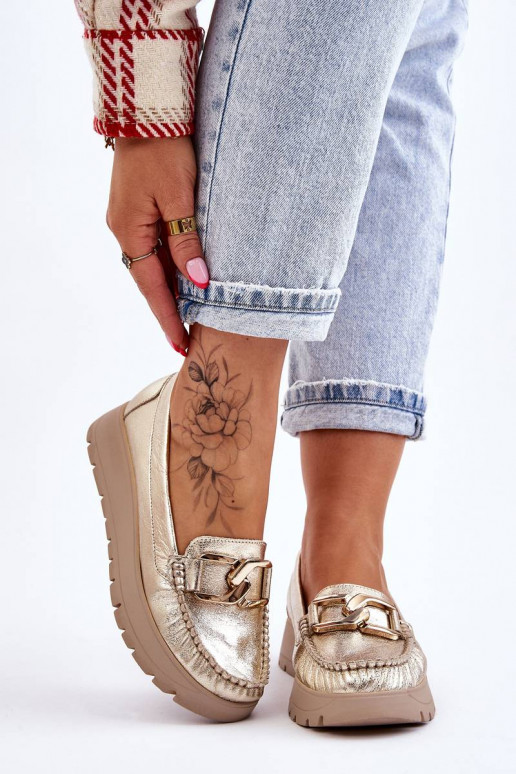 Mocassins plataforma enfeitados com... Mocassins plataforma enfeitados com...