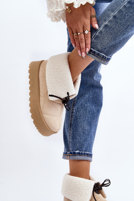 cópia de botas de neve com plataforma...