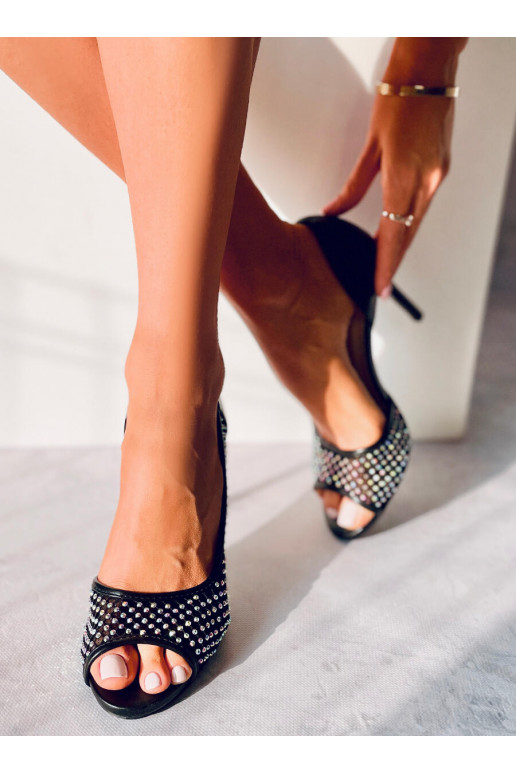 Sapatos de salto alto VIDRO PRETO