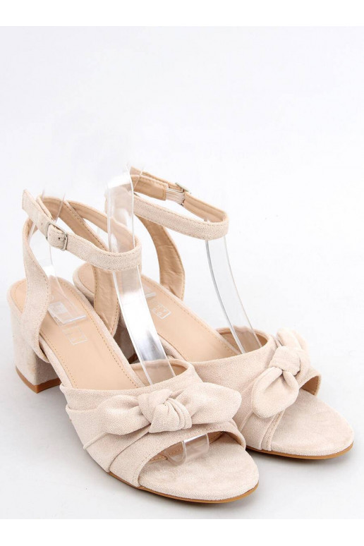 Sandálias elegantes de salto alto GISELLE BEIGE