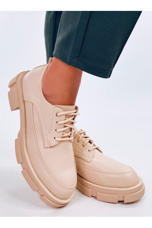 Mocassins com sola elevada UNNA BEIGE