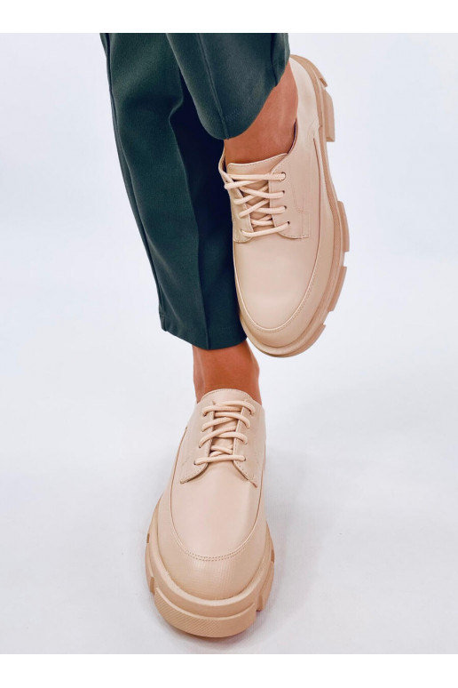 Mocassins com sola elevada UNNA BEIGE