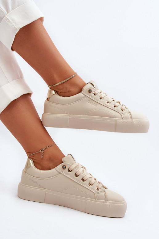 Modelo de tênis sapatos Big Star bege