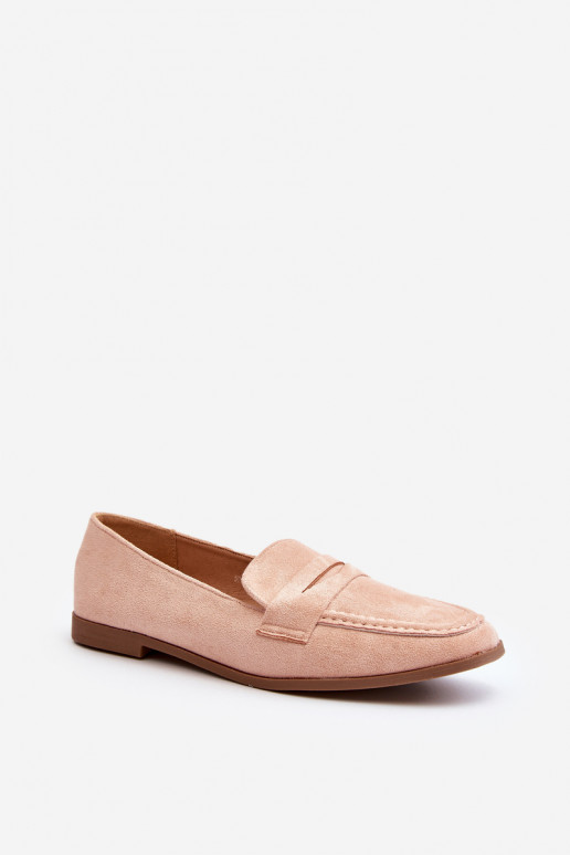 Mocassins modelo clássico na cor rosa Olevin