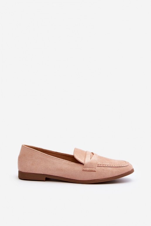 Mocassins modelo clássico na cor rosa Olevin